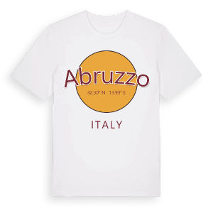 Abruzzo cirkel t-shirt – ekologisk bomull t-shirt från Pinshirt