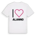 Jag älskar Alanno t-shirt stort tryck