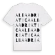 Alba Adriatica ordlek t-shirt