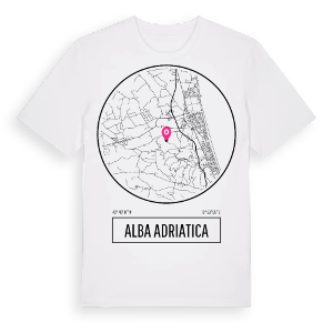 Alba Adriatica t-shirt – ekologisk bomull t-shirt från Pinshirt