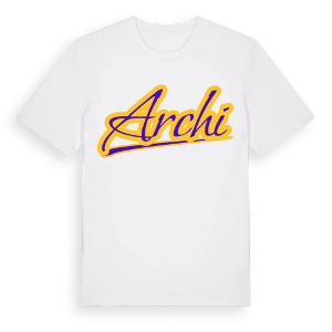 Archi baseball t-shirt – ekologisk bomull t-shirt från Pinshirt