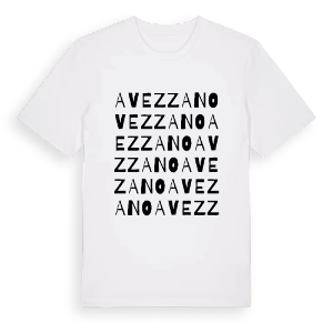 Avezzano ordlek t-shirt – ekologisk bomull t-shirt från Pinshirt