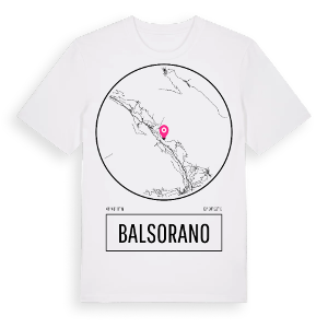Balsorano t-shirt – ekologisk bomull t-shirt från Pinshirt