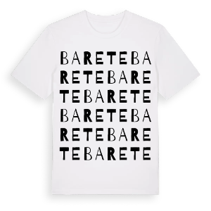 Barete ordlek t-shirt – ekologisk bomull t-shirt från Pinshirt