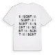Bisenti ordlek t-shirt
