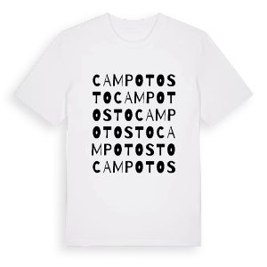 Campotosto ordlek t-shirt – ekologisk bomull t-shirt från Pinshirt