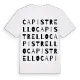 Capistrello ordlek t-shirt