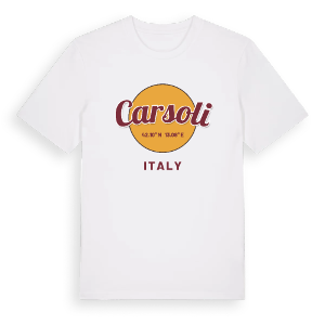 Carsoli cirkel t-shirt – ekologisk bomull t-shirt från Pinshirt