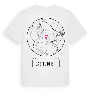 Castel di Ieri t-shirt – ekologisk bomull t-shirt från Pinshirt