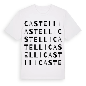 Castelli ordlek t-shirt – ekologisk bomull t-shirt från Pinshirt