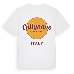 Catignano cirkel t-shirt – ekologisk bomull t-shirt från Pinshirt