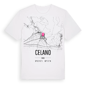 Celano karta t-shirt – ekologisk bomull t-shirt från Pinshirt