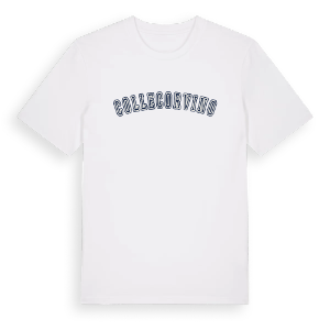 Collecorvino college t-shirt – ekologisk bomull t-shirt från Pinshirt