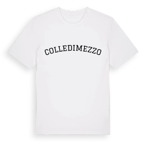 Colledimezzo böjd t-shirt – ekologisk bomull t-shirt från Pinshirt