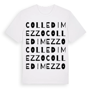 Colledimezzo ordlek t-shirt – ekologisk bomull t-shirt från Pinshirt
