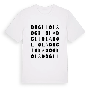 Dogliola ordlek t-shirt – ekologisk bomull t-shirt från Pinshirt