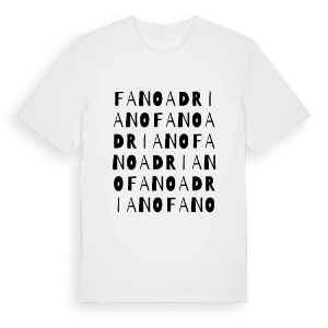 Fano Adriano ordlek t-shirt – ekologisk bomull t-shirt från Pinshirt