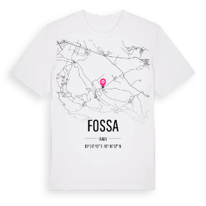 Fossa karta t-shirt – ekologisk bomull t-shirt från Pinshirt