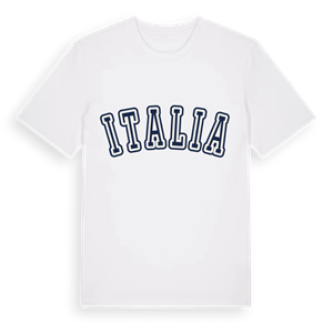 Italia college t-shirt – ekologisk bomull t-shirt från Pinshirt