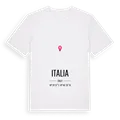 Italia karta t-shirt