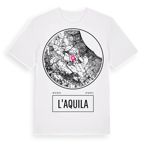 L'Aquila t-shirt – ekologisk bomull t-shirt från Pinshirt