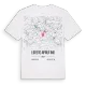 Loreto Aprutino karta t-shirt