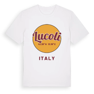 Lucoli cirkel t-shirt – ekologisk bomull t-shirt från Pinshirt