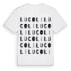 Lucoli ordlek t-shirt