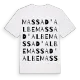 Massa d'Albe ordlek t-shirt