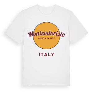 Monteodorisio cirkel t-shirt – ekologisk bomull t-shirt från Pinshirt
