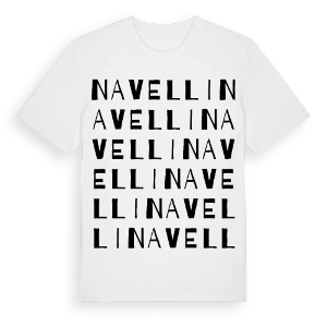 Navelli ordlek t-shirt – ekologisk bomull t-shirt från Pinshirt