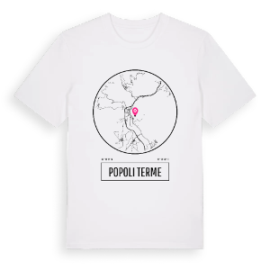 Popoli Terme t-shirt – ekologisk bomull t-shirt från Pinshirt