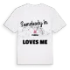 Någon i Prezza älskar mig t-shirt