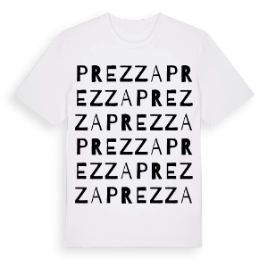 Prezza ordlek t-shirt – ekologisk bomull t-shirt från Pinshirt