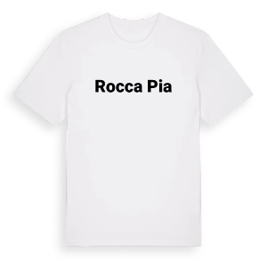 Rocca Pia fetstil t-shirt – ekologisk bomull t-shirt från Pinshirt