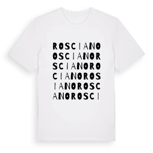 Rosciano ordlek t-shirt – ekologisk bomull t-shirt från Pinshirt