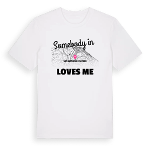 Någon i San Giovanni Teatino älskar mig t-shirt – ekologisk bomull t-shirt från Pinshirt