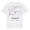 San Giovanni Teatino karta t-shirt