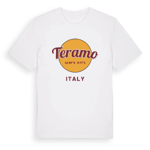 Teramo cirkel t-shirt – ekologisk bomull t-shirt från Pinshirt