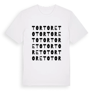 Tortoreto ordlek t-shirt – ekologisk bomull t-shirt från Pinshirt
