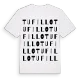 Tufillo ordlek t-shirt