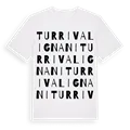Turrivalignani ordlek t-shirt