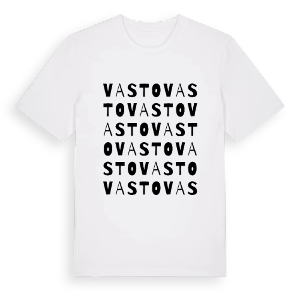 Vasto ordlek t-shirt – ekologisk bomull t-shirt från Pinshirt