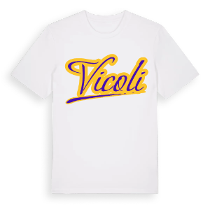 Vicoli baseball t-shirt – ekologisk bomull t-shirt från Pinshirt