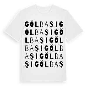 Gölbaşı ordlek t-shirt – ekologisk bomull t-shirt från Pinshirt