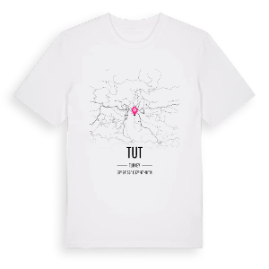 Tut karta t-shirt – ekologisk bomull t-shirt från Pinshirt