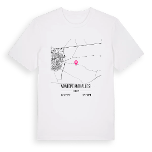 Adatepe Mahallesi karta t-shirt – ekologisk bomull t-shirt från Pinshirt