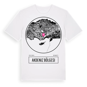 Akdeniz Bölgesi t-shirt – ekologisk bomull t-shirt från Pinshirt