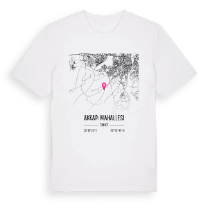 Akkapı Mahallesi karta t-shirt – ekologisk bomull t-shirt från Pinshirt