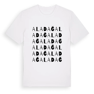 Aladağ ordlek t-shirt – ekologisk bomull t-shirt från Pinshirt